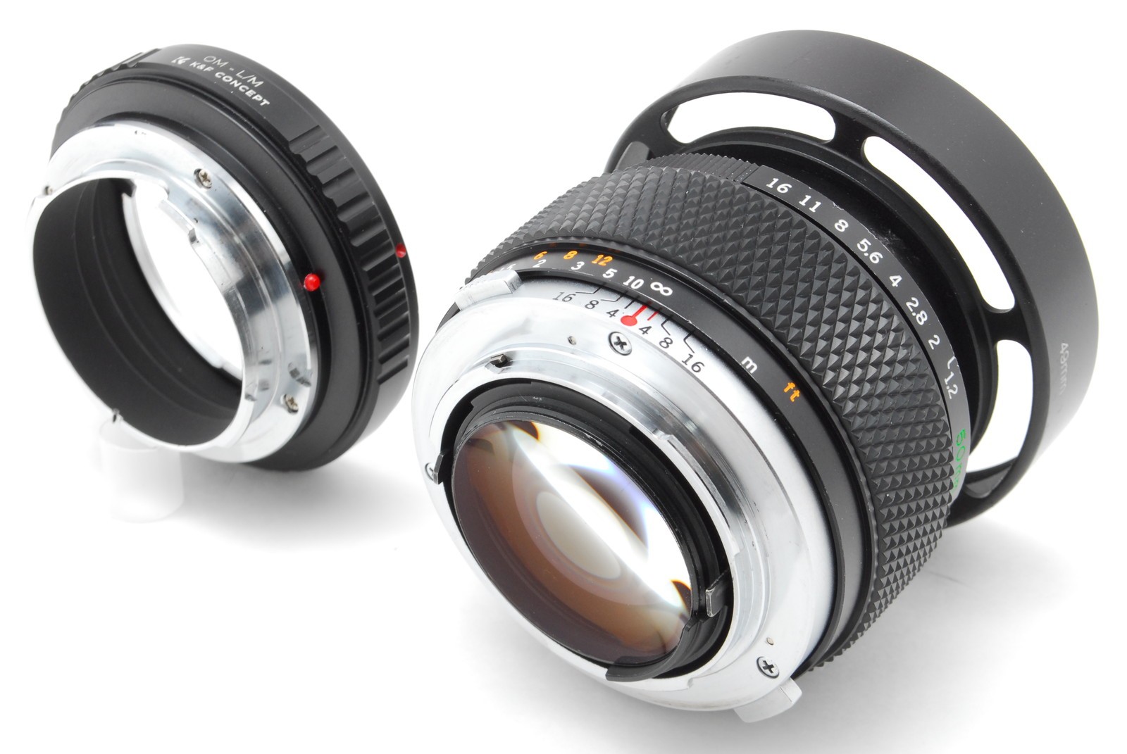 [OPT MINT w/hood] OLYMPUS OM-SYSTEM ZUIKO AUTO-S 50mm f1.2 MF Lens From JAPAN