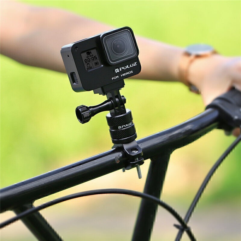 Bike Aluminum Handlebar Adapter Mount With Screw For GoPro HERO 9/8/7 Black/Max