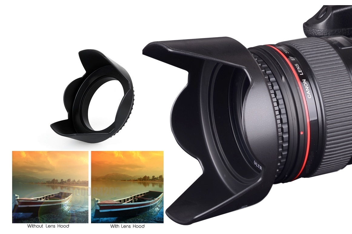 52/46mm Pro Hard Lens Hood with Collar Clamp For Nikon Zf Z f Zfc Z fc Z30 Z 30