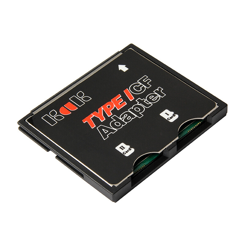 2 Port Micro SD TF to CF Card ADAPTER MMC SDHC SDXC 2 COMPACT FLASH TYPE I UDMA