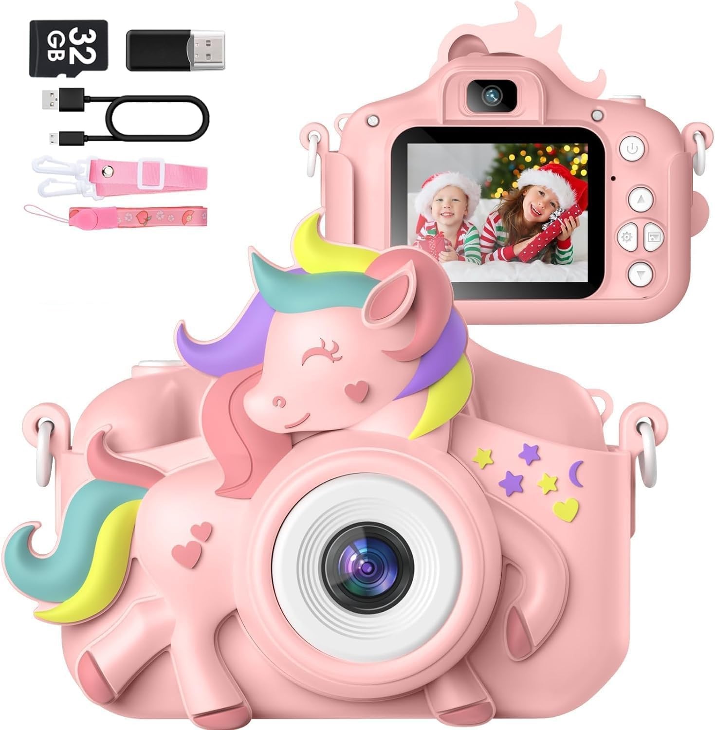 Kids Camera for 3-8 Years Old Toddlers Childrens Boys Girls Selfie Camera 20 …