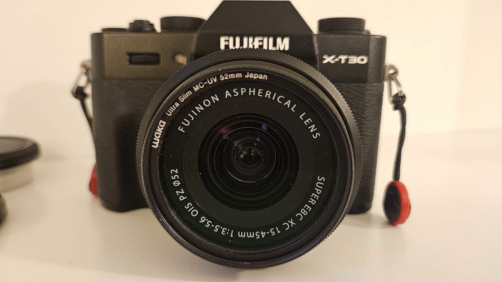 Fujifilm X-T30 Mirrorless Black + XC 15-45mm Lens Mint 1K Shutter Strap SD Card