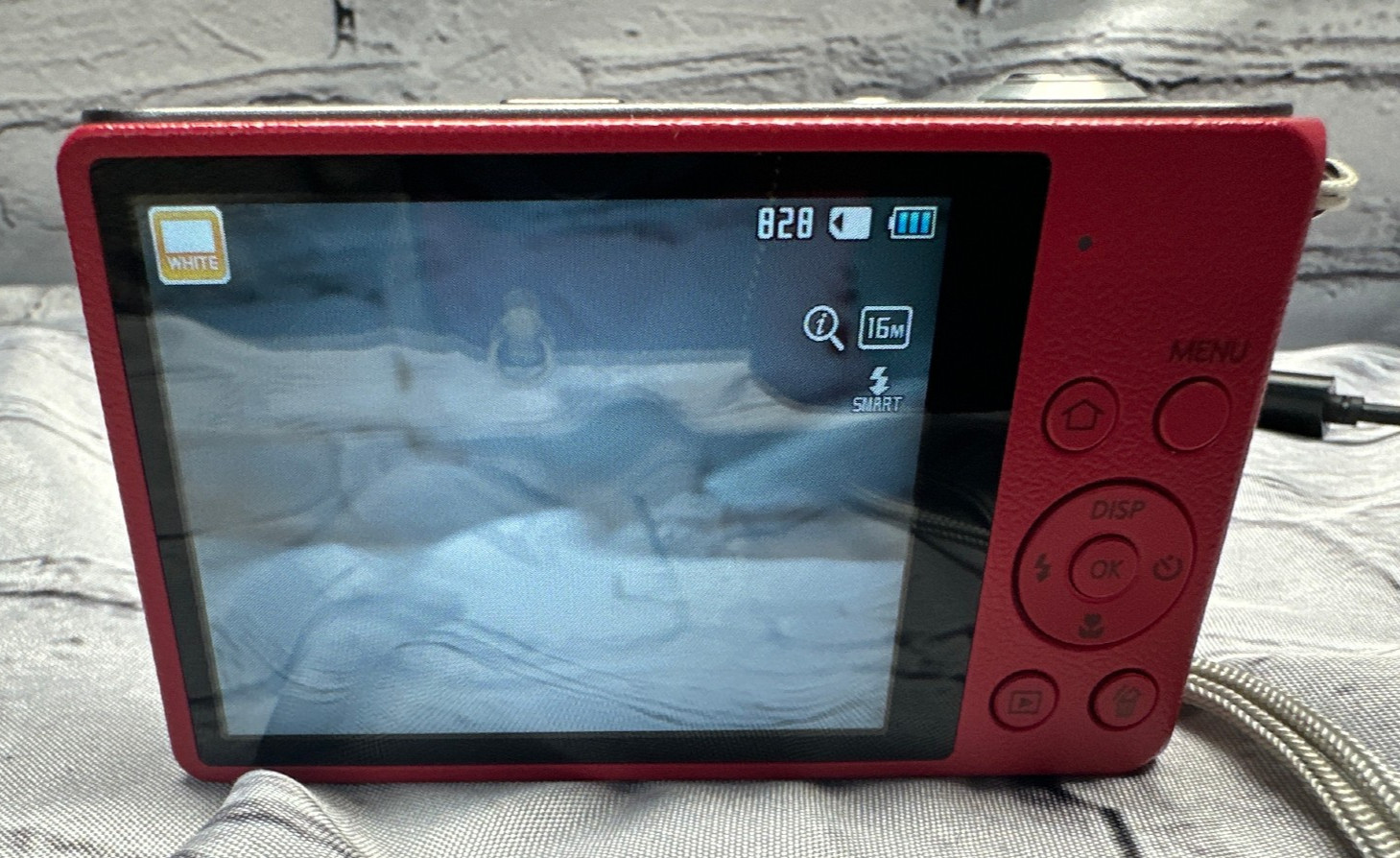 Samsung Smart DV300F 16.0MP Digital Camera Red Battery