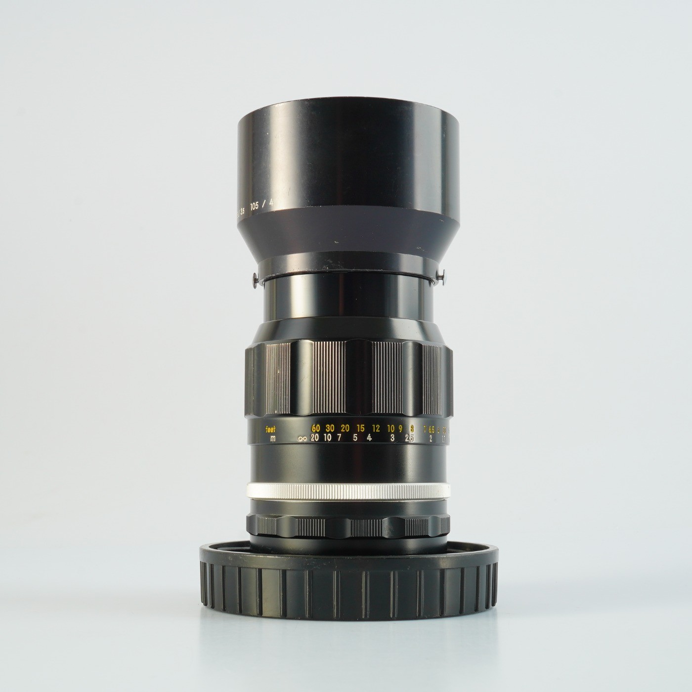 VERY GOOD 【Serviced】 Nikon Non Ai NIKKOR-P Auto 105mm F/2.5 Prime Lens