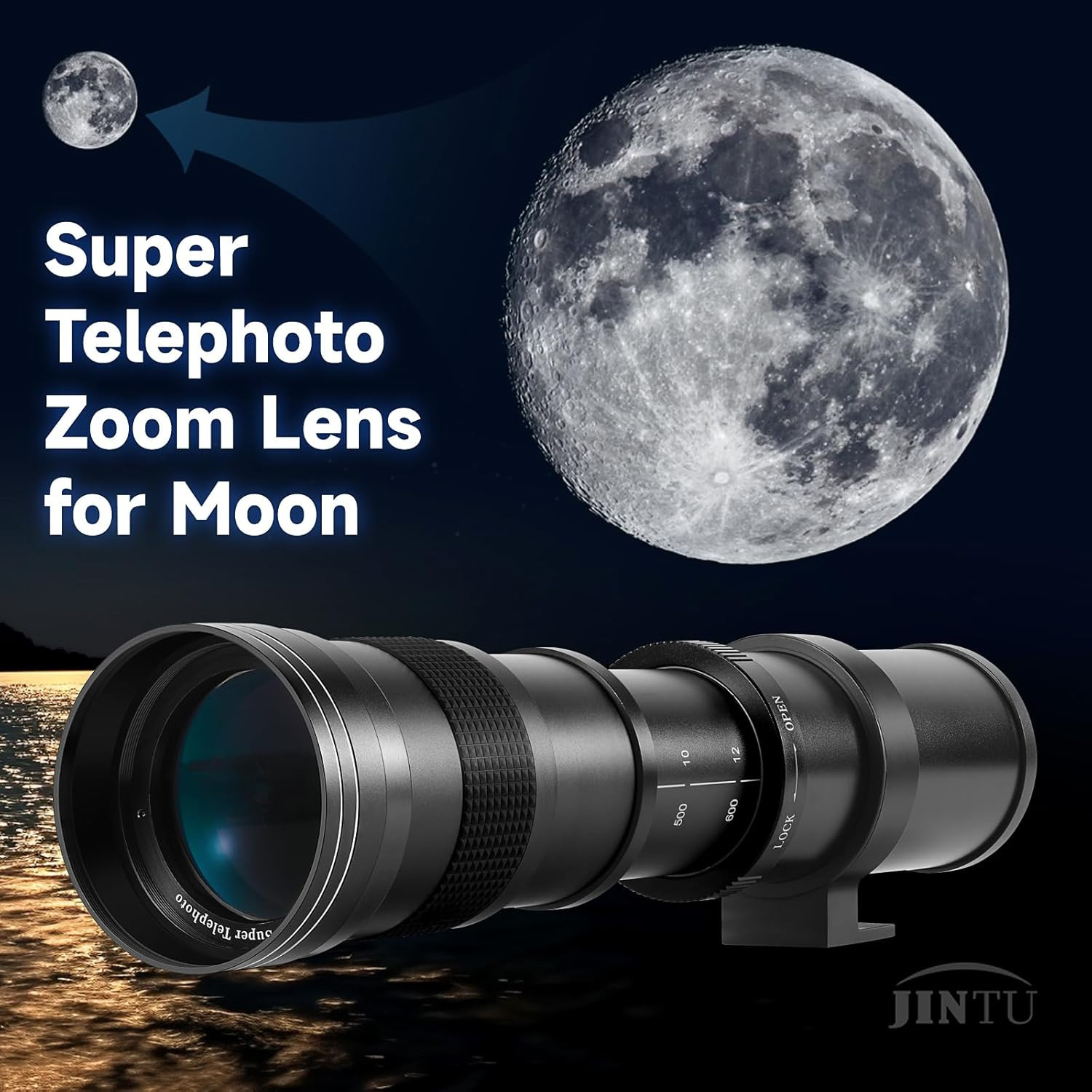 420-1600Mm Telephoto Zoom Lens for Canon EOS Rebel T7I T6 T6I T6S T7 T8I T3I, T4