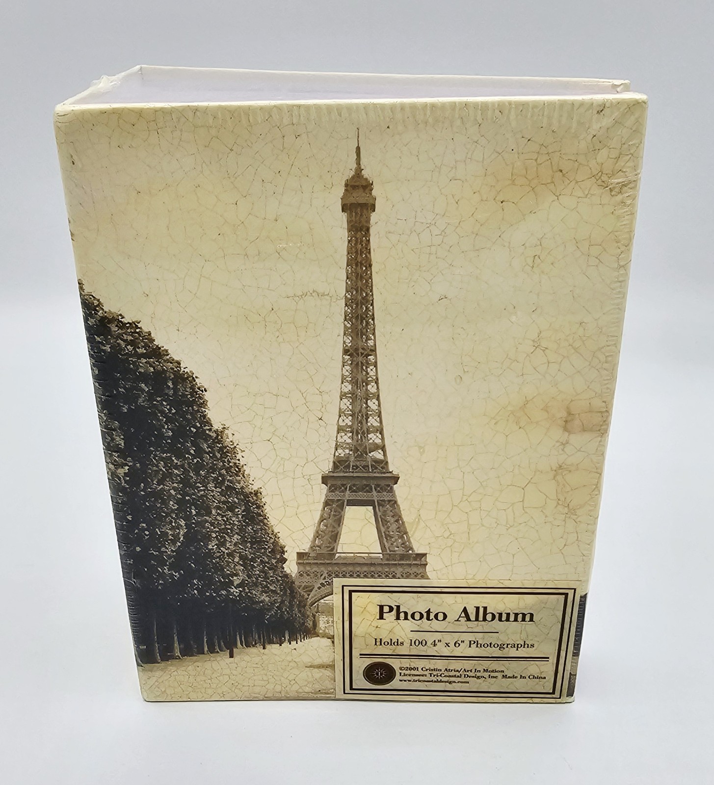 NEW Tricoastal Design Eiffel Tower Photo Album Holds 100 4″ X 6″ Photographs