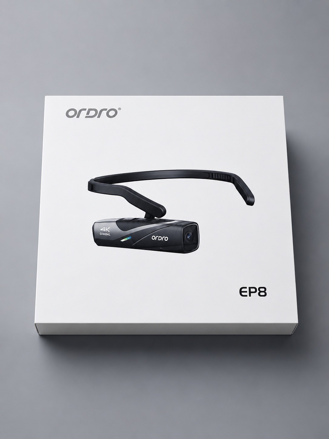 Ordro EP8 4K Gimbal 20MP Head Mounted Camera Wifi Sport Cam Vlog Video Camcorder