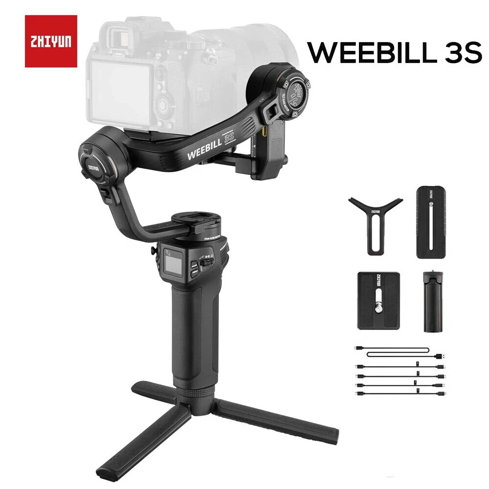 Zhiyun Weebill 3S Handheld Gimbal Stabilizer for DSLR & Mirrorless Camera 3-Axis