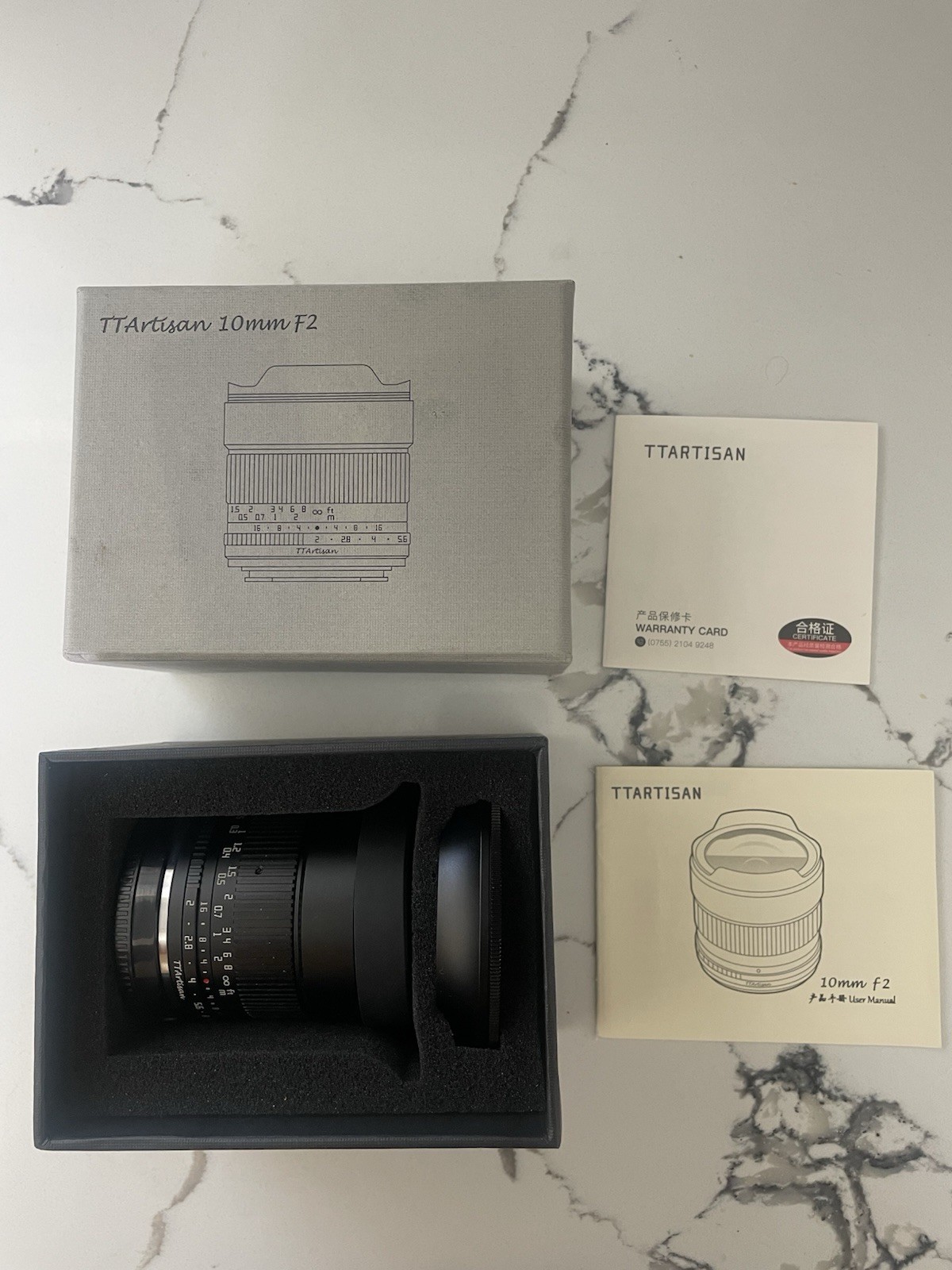 TTArtisan 10mm f/2 Manual Focus Wide Angle Lens Sony E-Mount 72mm Metal