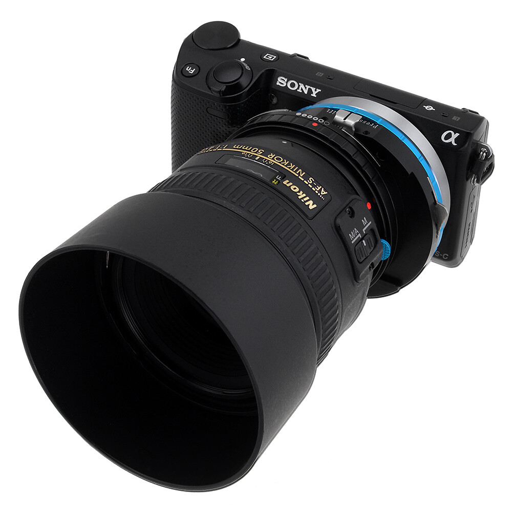 Fotodiox PRO Shift Lens Adapter Nikon G Lens to Sony E-Mount Camera