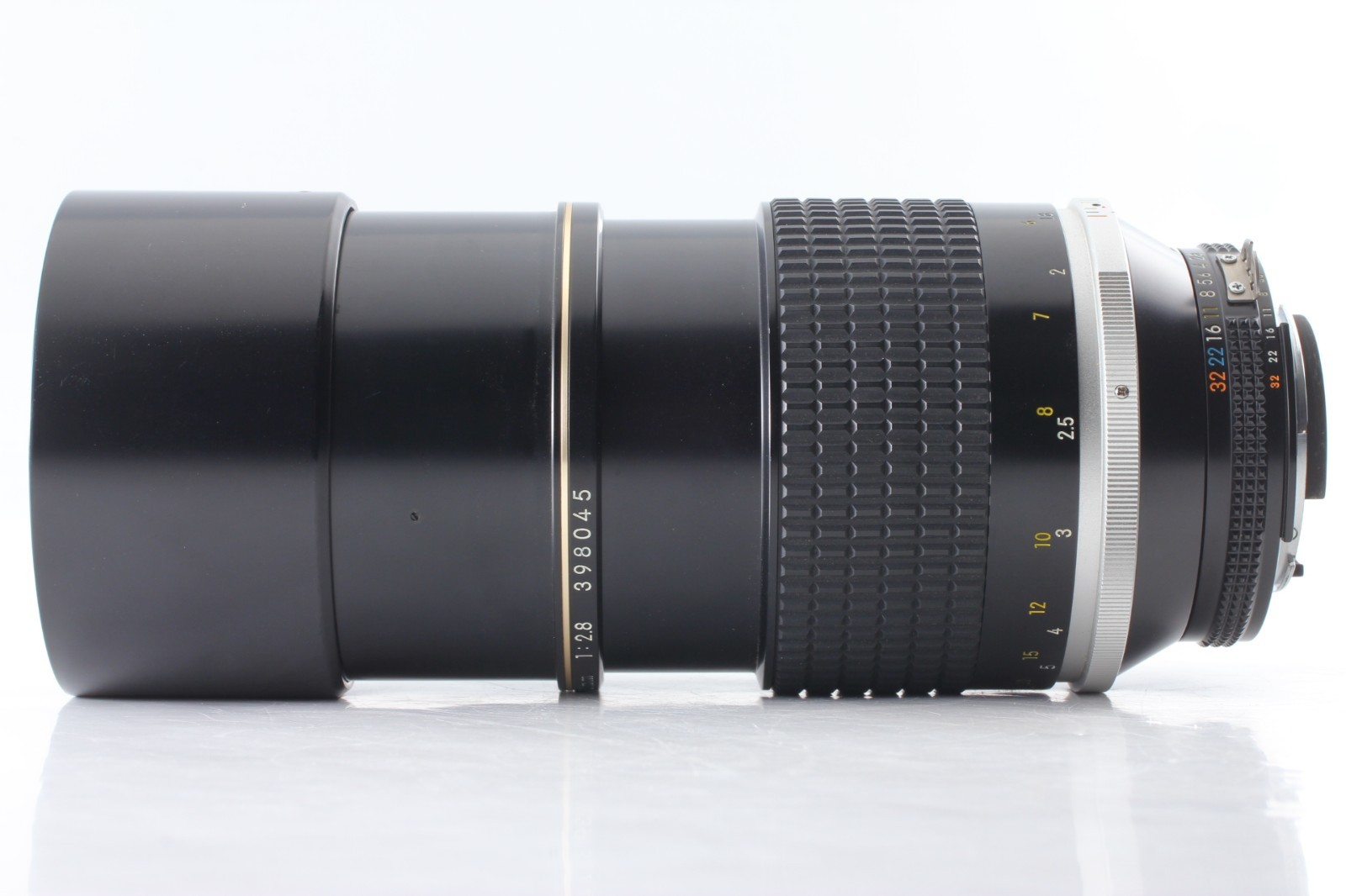 Rare w/ Box! 【Top MINT】 Nikon Ais Nikkor ED 180mm F2.8 Telephoto Lens From Japan