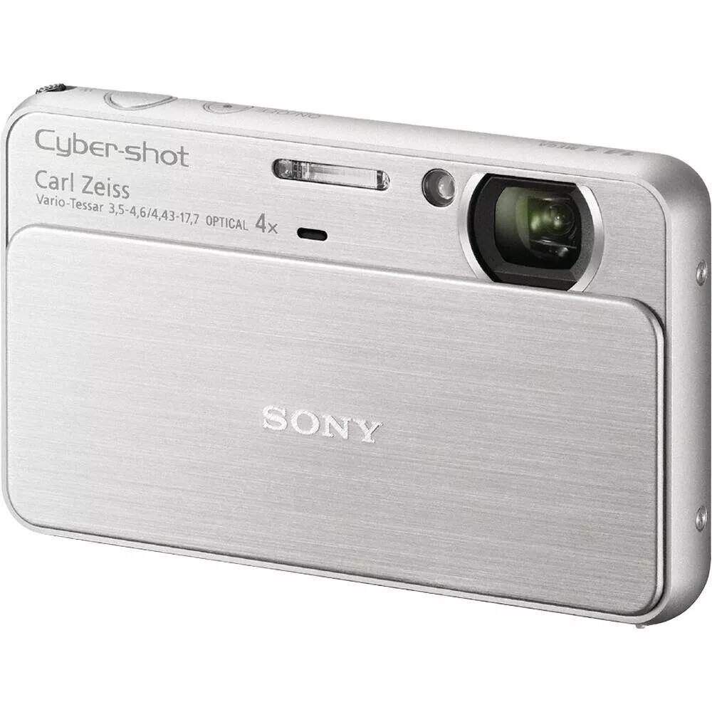 SONY Cyber Shot DSC-T99 CCD 14.1MP 4x Optical Zoom Digital Camera-Silver