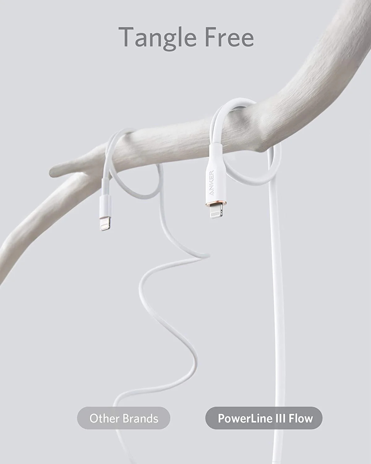 Anker b641/b USB-C to Lightning Cable (Flow, 3 ft Silicone)