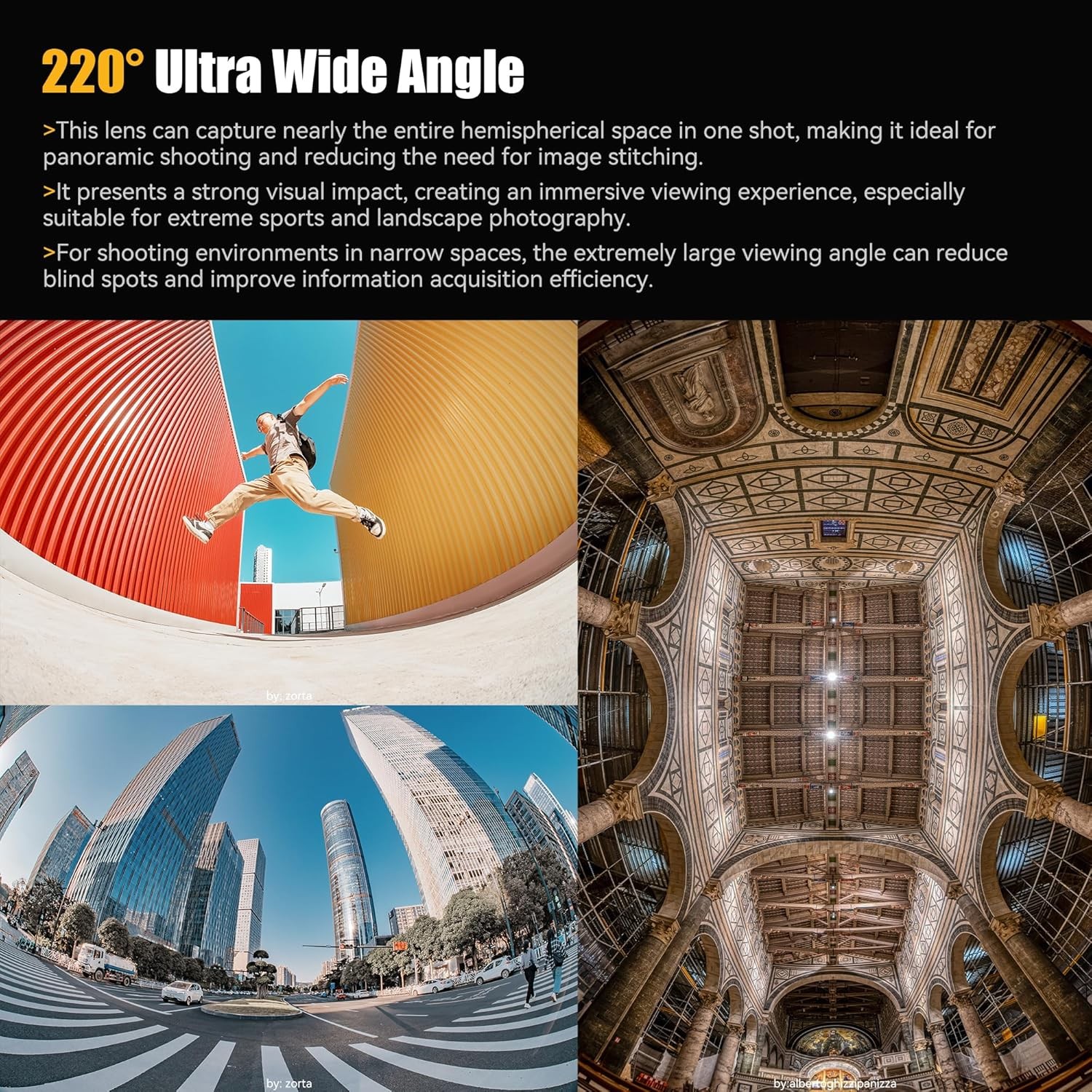 7Artisans 6mm F2.0 APS-C Fisheye Prime Lens for Canon Sony Nikon Fuji M43 Camera