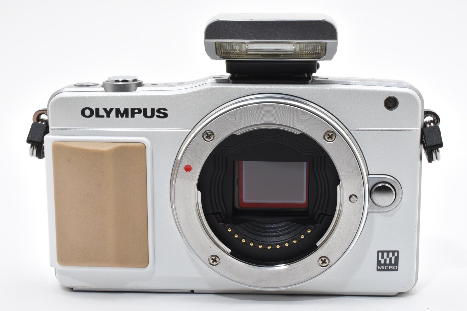 Olympus PEN Mini E-PM2 Mirrorless Digital Camera White SC:3090 Read! #2895083