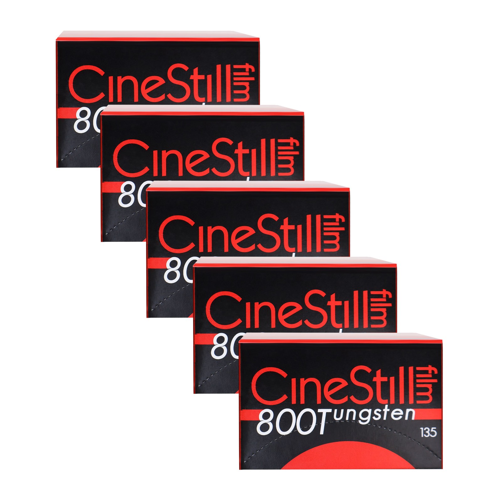 5x CineStill Film 800Tungsten C-41 Color Negative Film – 35mm, 36 Exposures