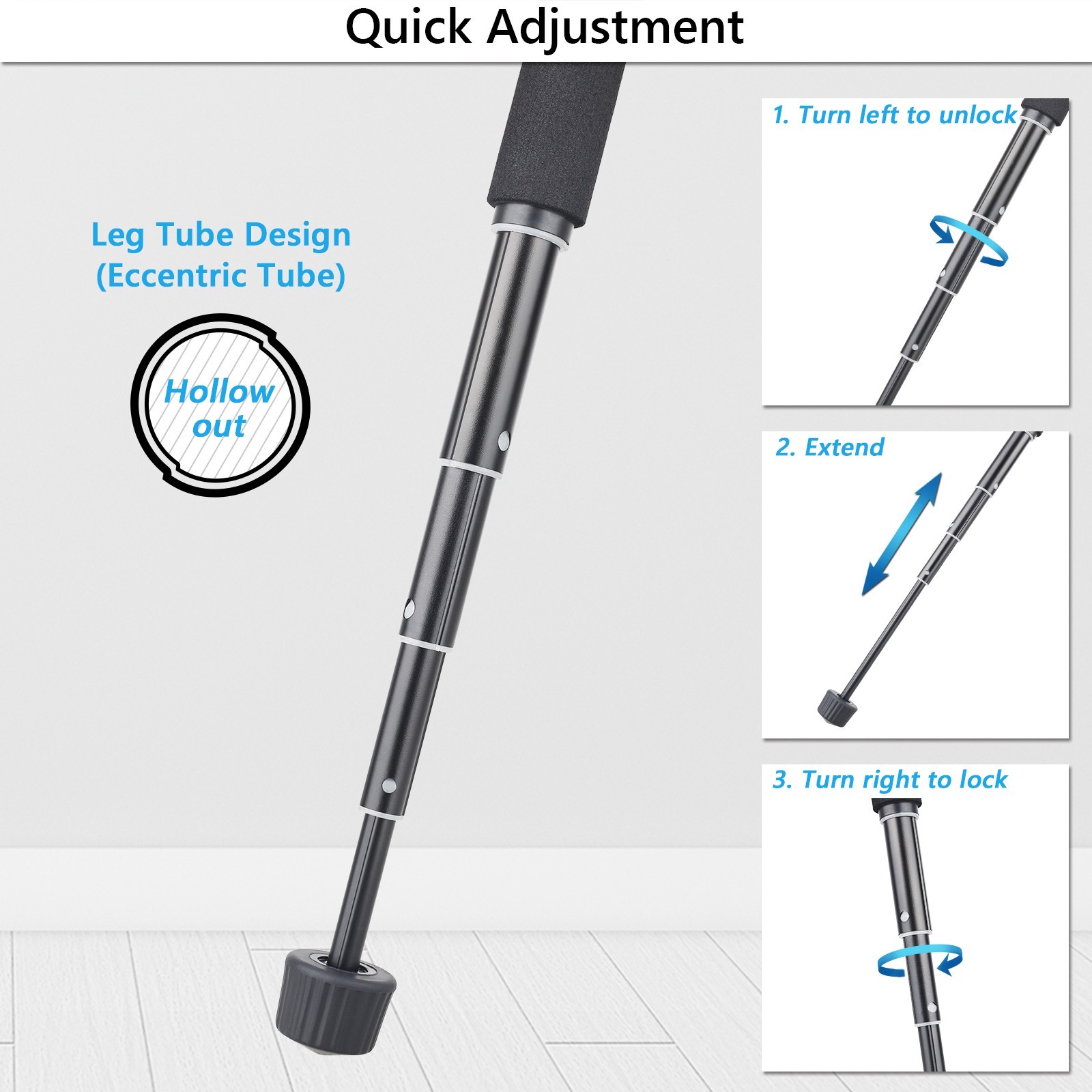 Mini Desktop Tripod Portable Tripod Compact Aluminum Tripod for DSLR Camera
