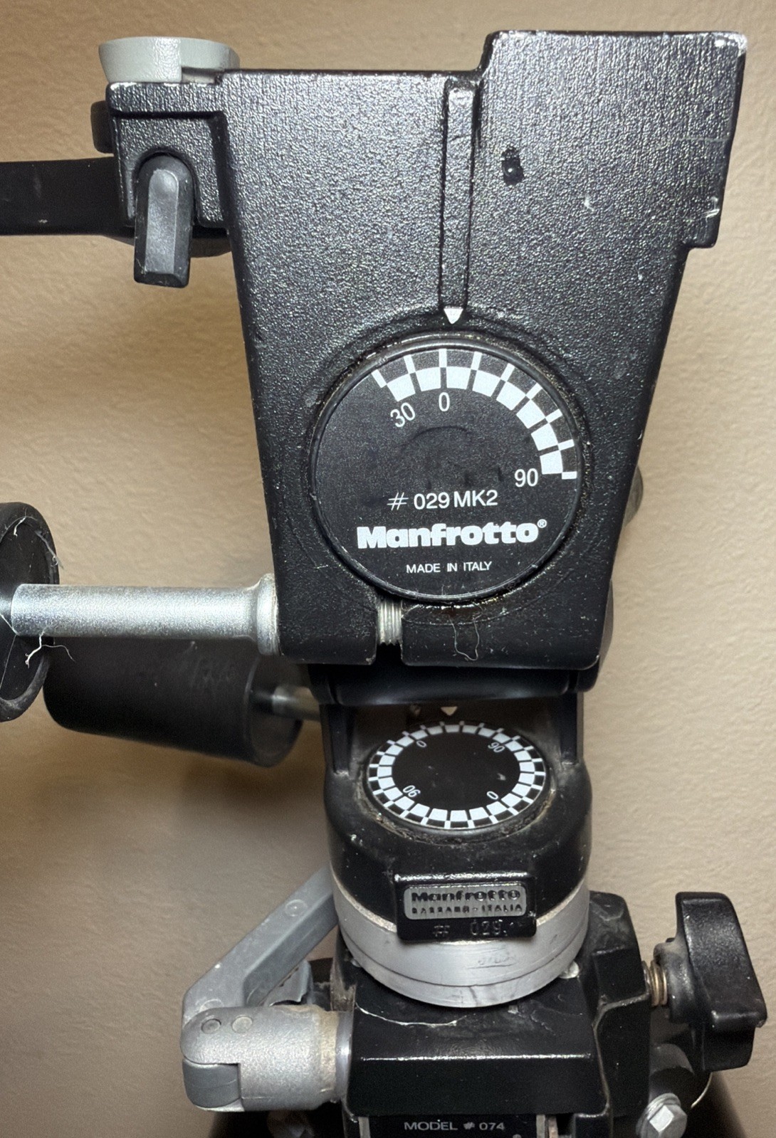 Manfrotto 074B Professional Tripod With Manfrotto # 29 Mk2 Head