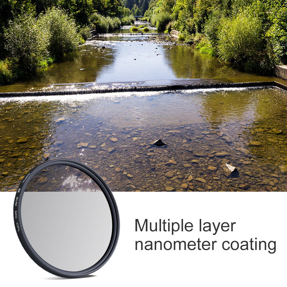 K&F Concept CPL Circular Polarizer Lens Filter slim 49 52 55 58 62 67 72 77 82mm