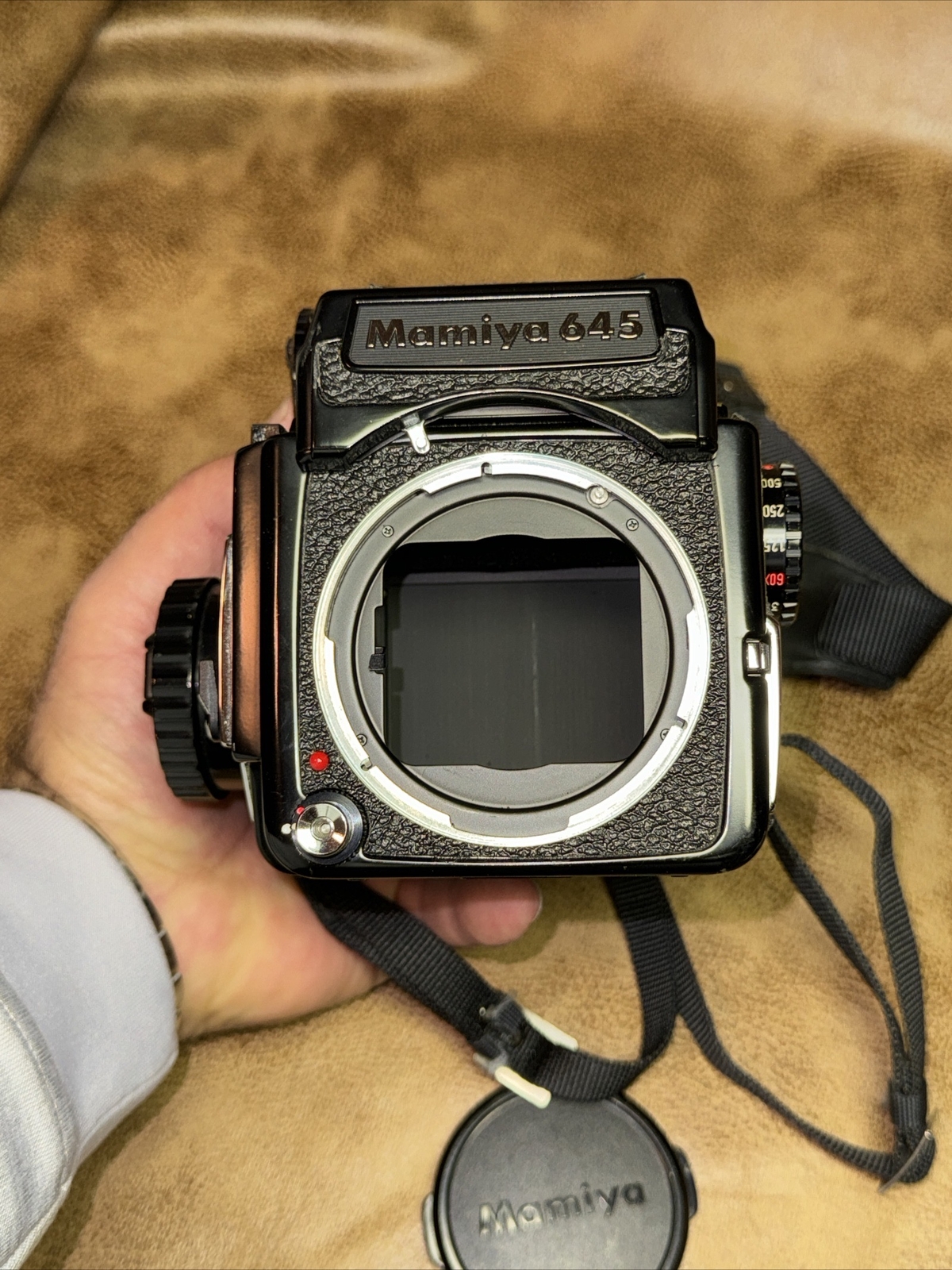 Mamiya M645 Medium Format Film Camera + SEKOR C 80mm f/2.8 Lens. ALAD