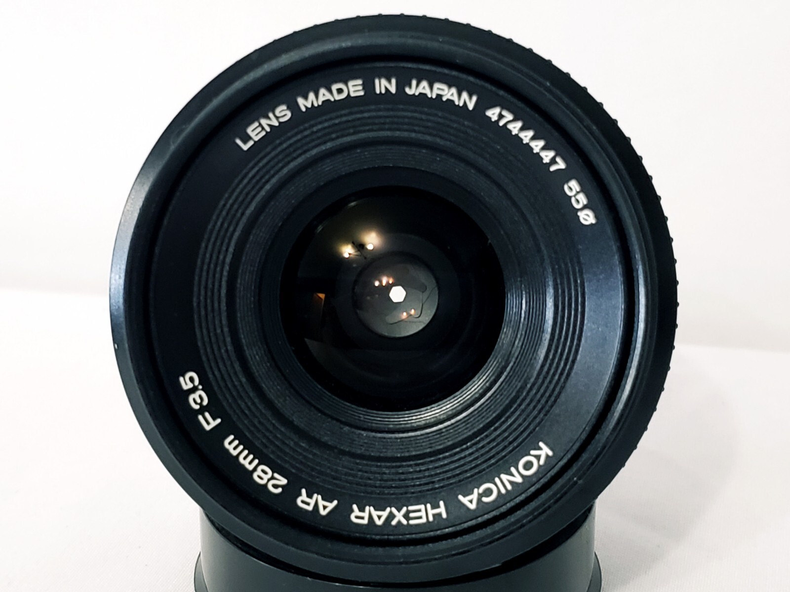 Konica Hexar 28mm f/3.5 AR Wide Angle Lens With Original Case VGC