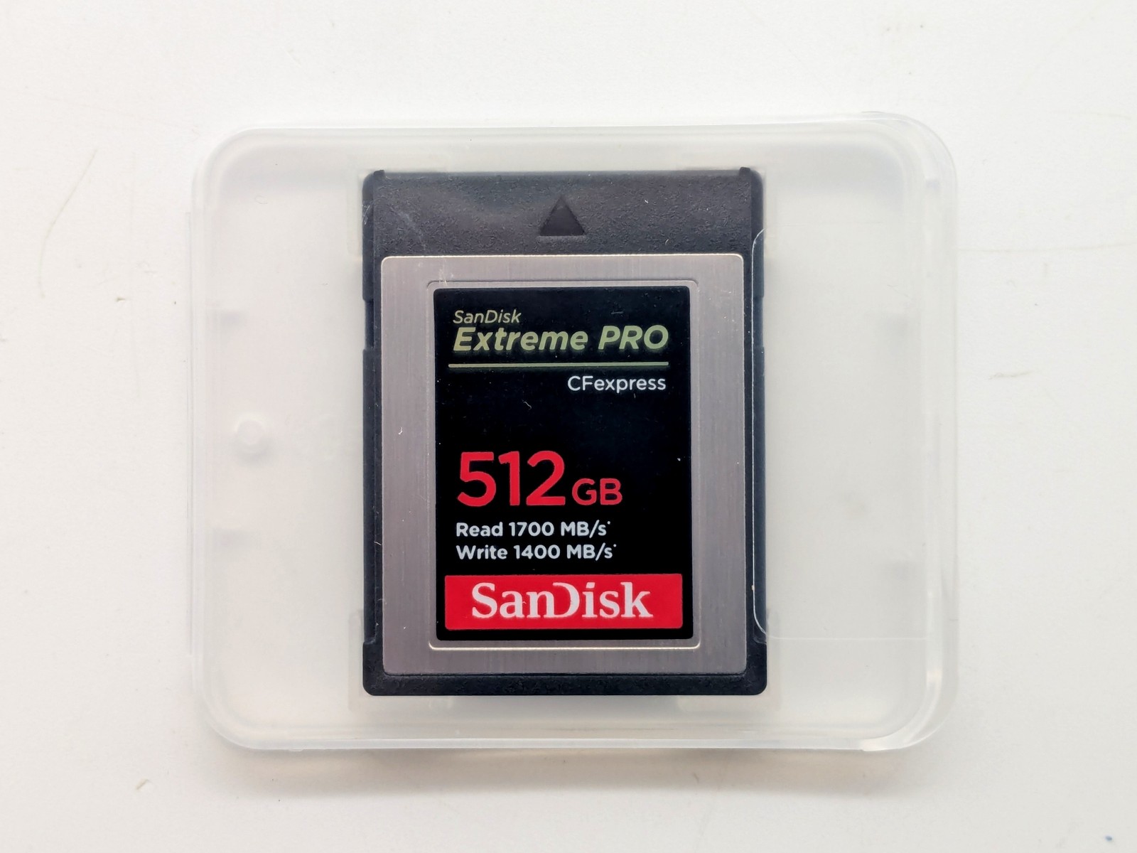 SanDisk 512GB Extreme PRO CFexpress Type B Memory Card