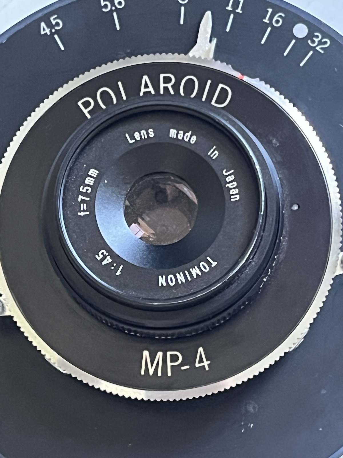 Polaroid MP-4 & TOMINON 1:4.5mm f=75mm Camera Lens Bundle Free Shipping USA