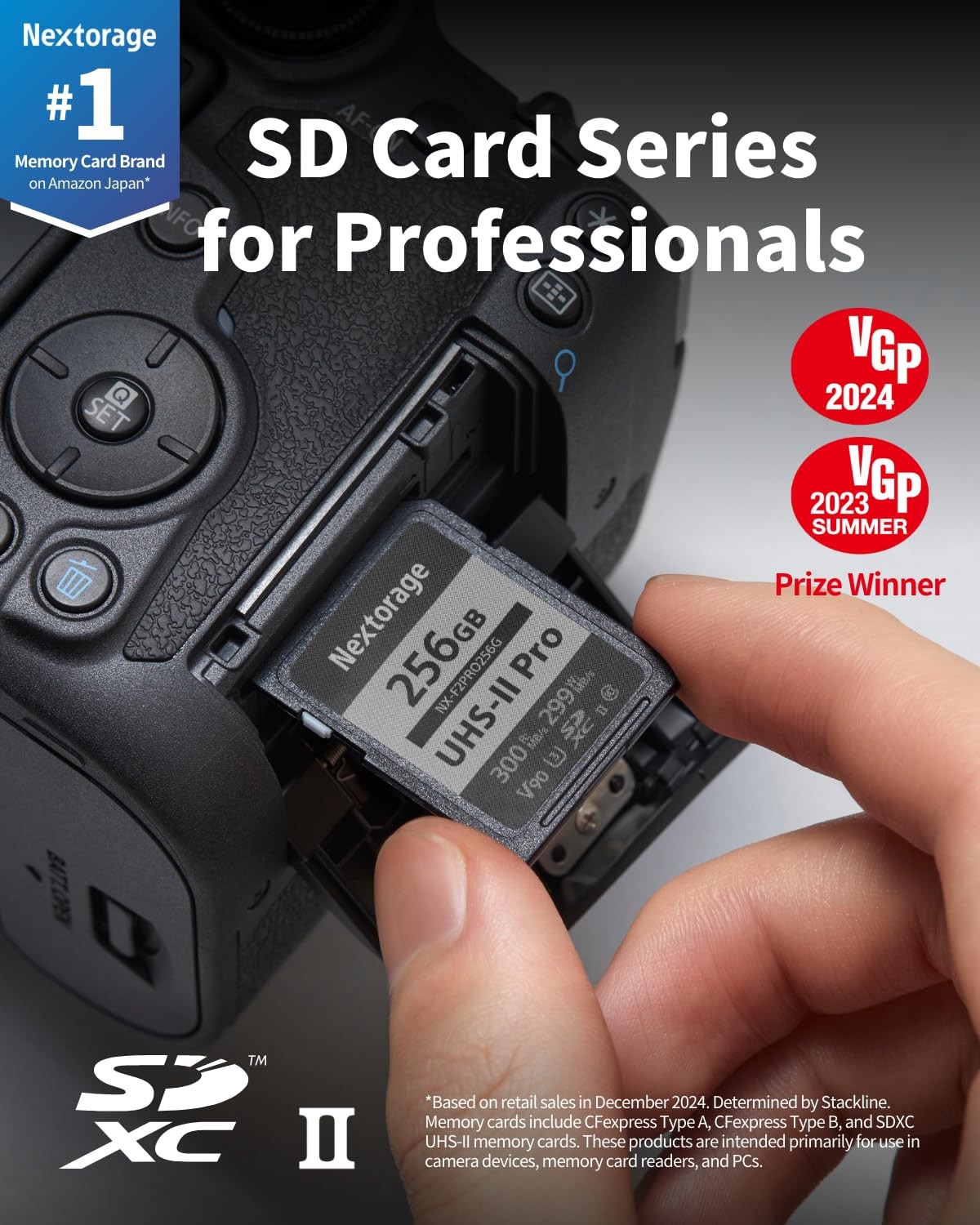 Japan 64GB SD Card UHS-II Memory Card V90 Canon, Sony, Nikon, Fujifilm, Panas…