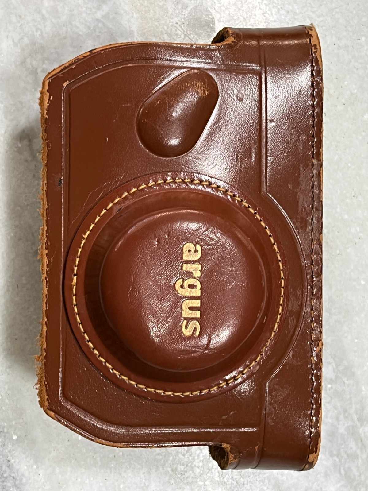 VINTAGE Argus C3 BRICK 35mm CAMERA f/3.5 50mm Lens Leather Case –