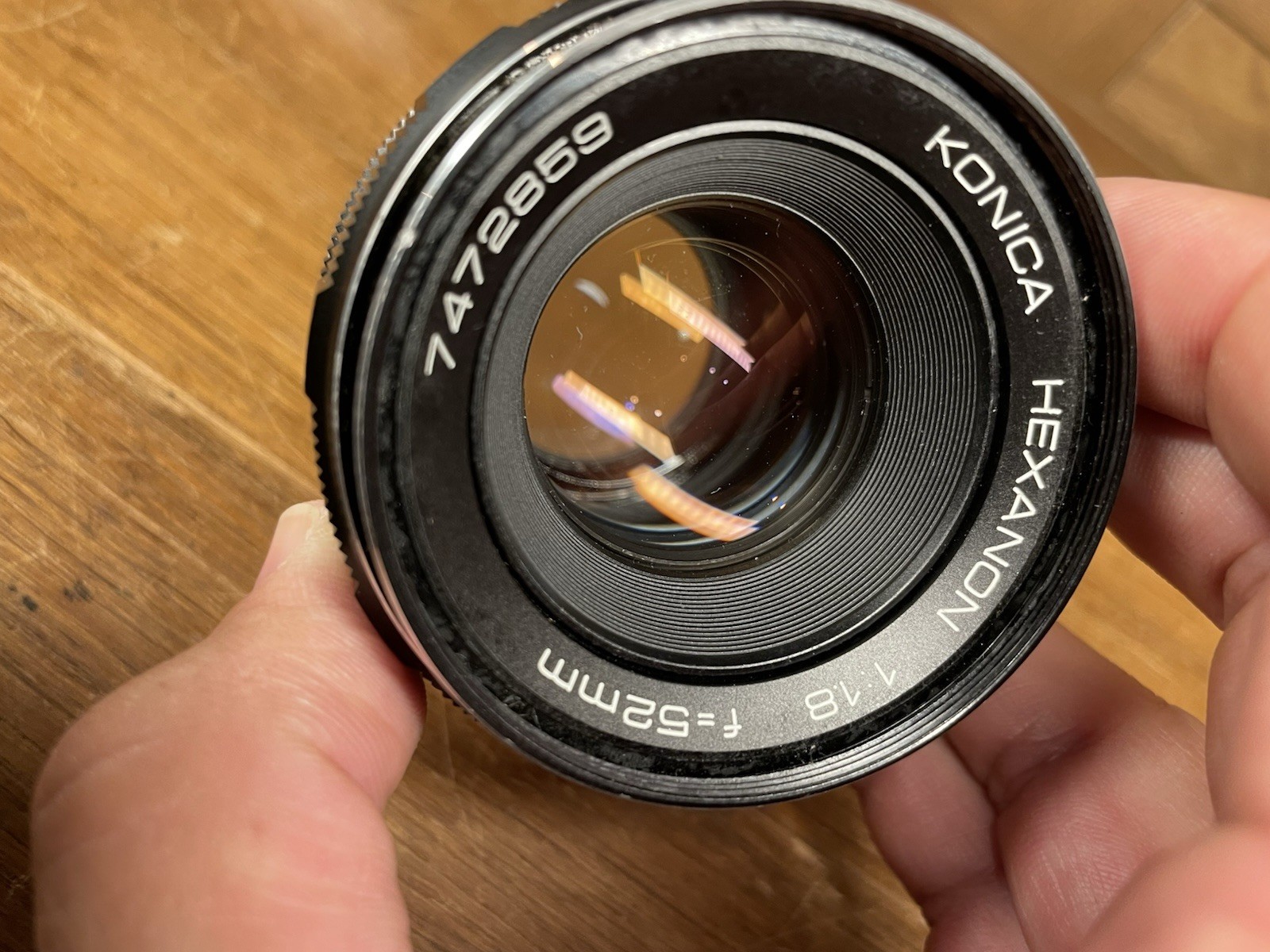 *Early Type 2 Lens : Near Mint* Konica Hexanon 52mm F/1.8 & 135mm F/3.5 AR Mount