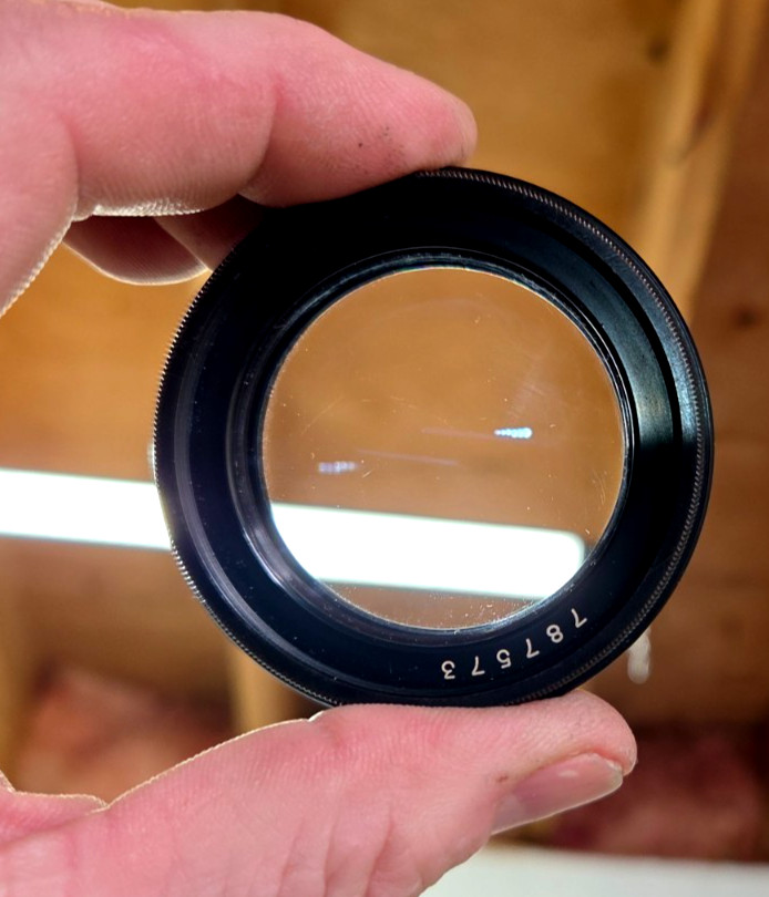 MINT Glass Goerz 19″ 480mm f11 Apochromat Red Dot Artar Barrel large Format Lens