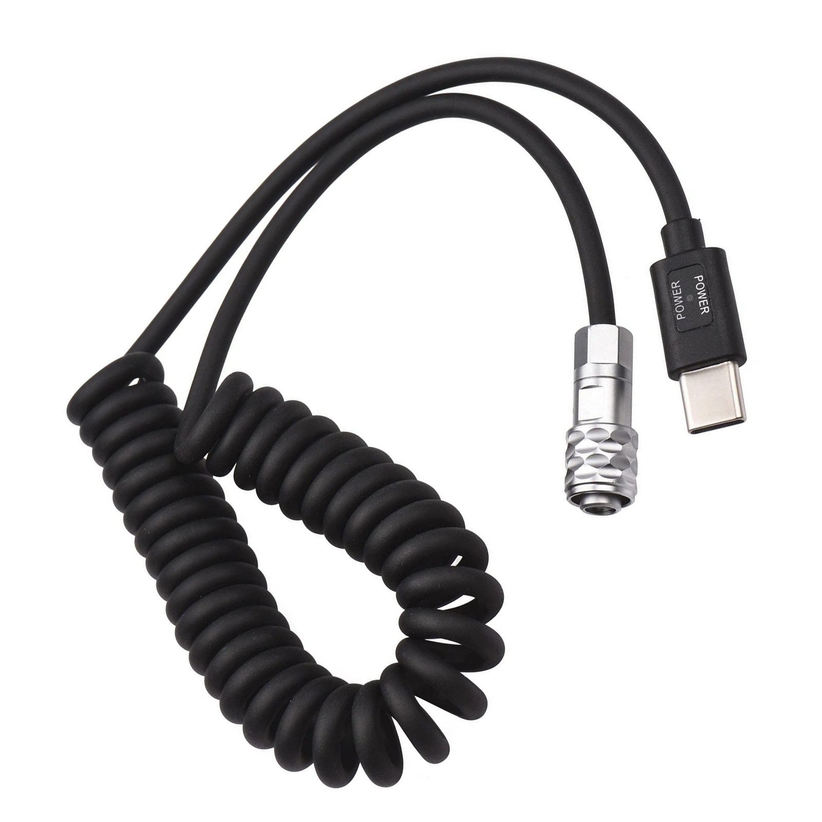 USB Type C PD Power Cord 2Pin to USB C Camera Battery Cable for Bmpcc4K 6K