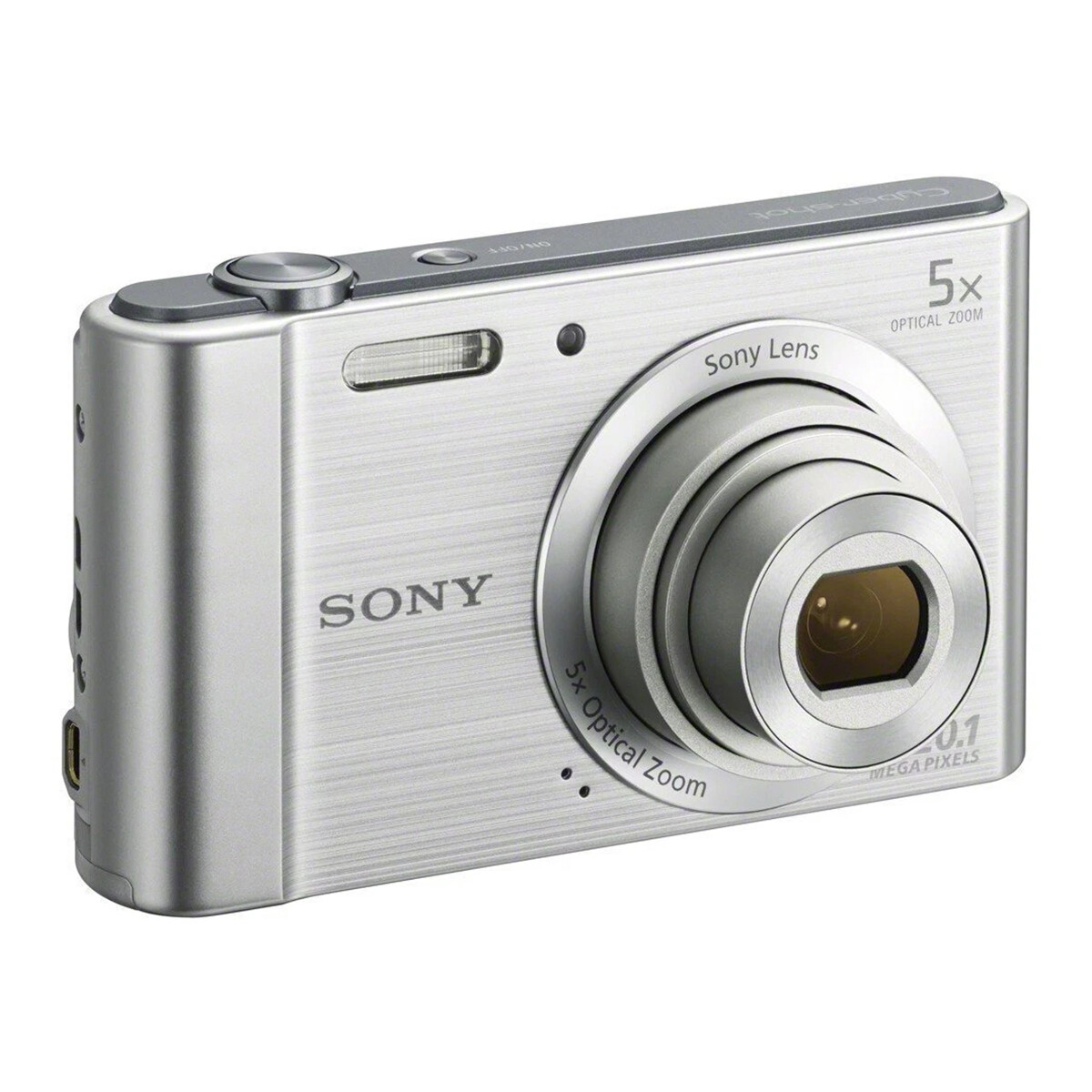 Sony Cyber-shot DSC-W800 20.1 MP 5x Optical Zoom Digital Camera Silver/ Black