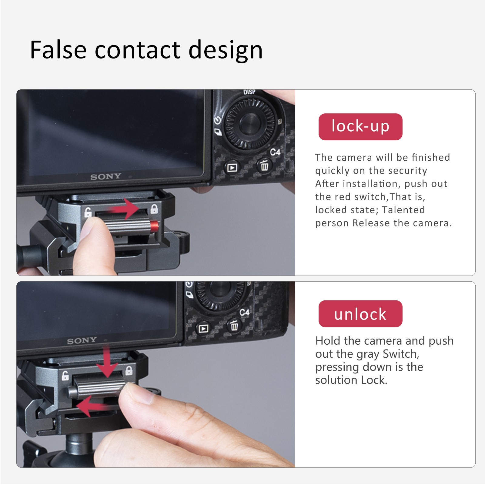 Arca-Swiss Quick Release Plate & Clamp Camera Tripod Mount Adapter For DSLR
