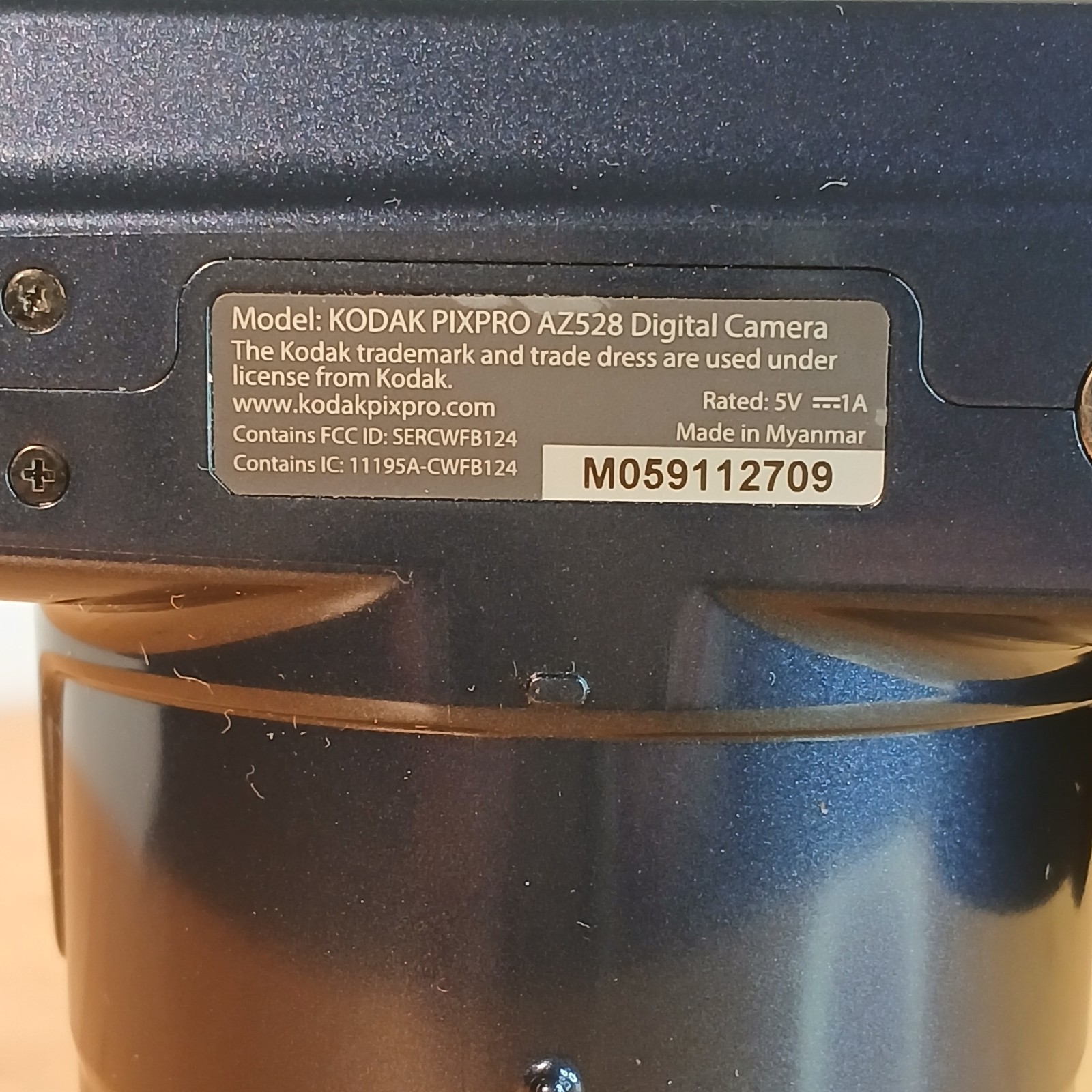 Kodak PIXPRO AZ528 16MP Bridge Camera – Midnight Blue AS IS FOR PARTS – READ