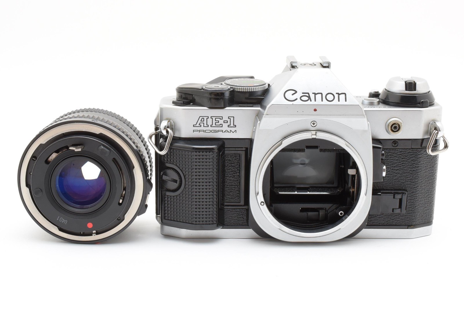 [ NEAR MINT ] Canon AE-1 Program 35mm SLR Film Camera NFD 50mm f/2 Lens Japan