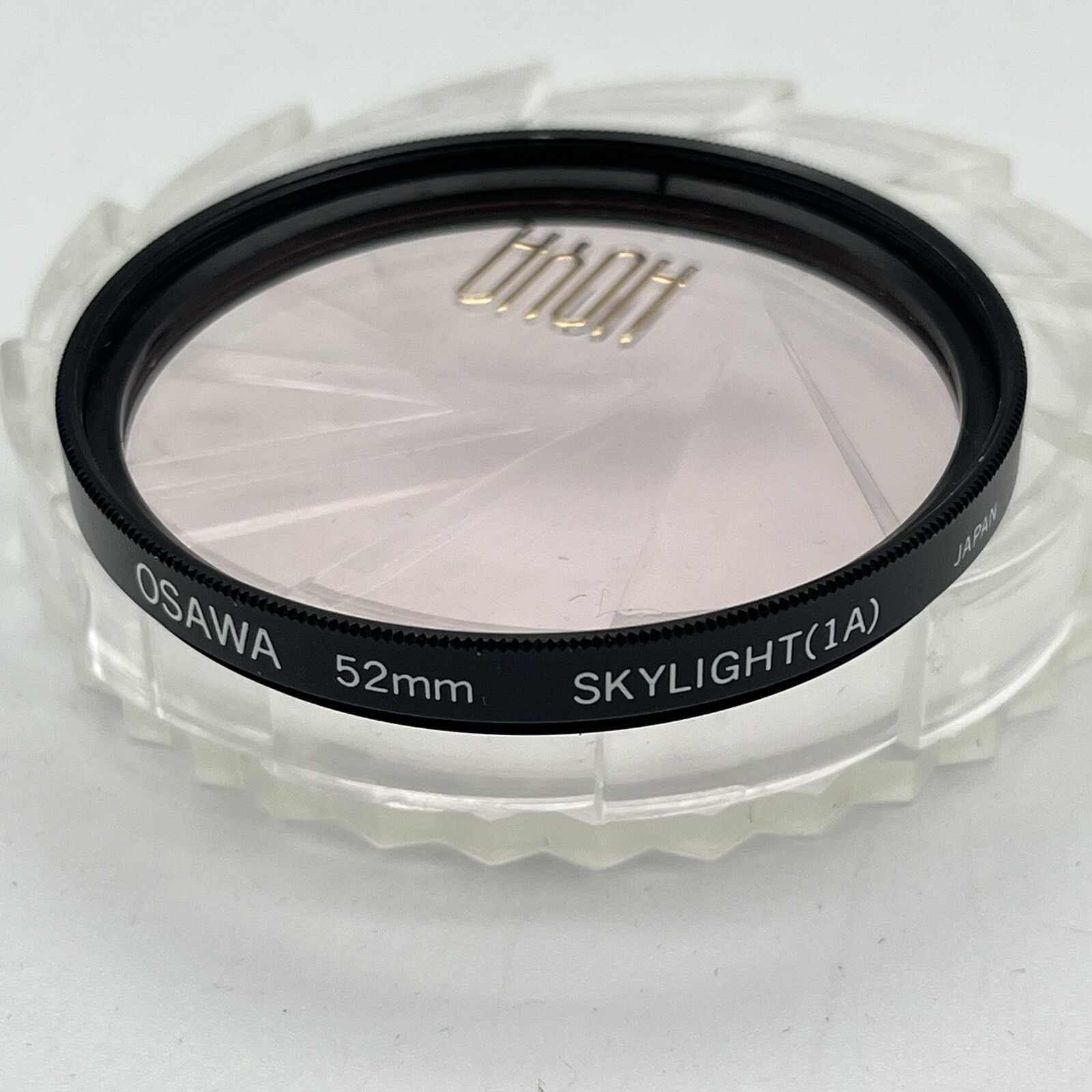 Osawa 52mm Skylight (1A) Filter – Clear Glass – With Plastic Case -Made In Japan