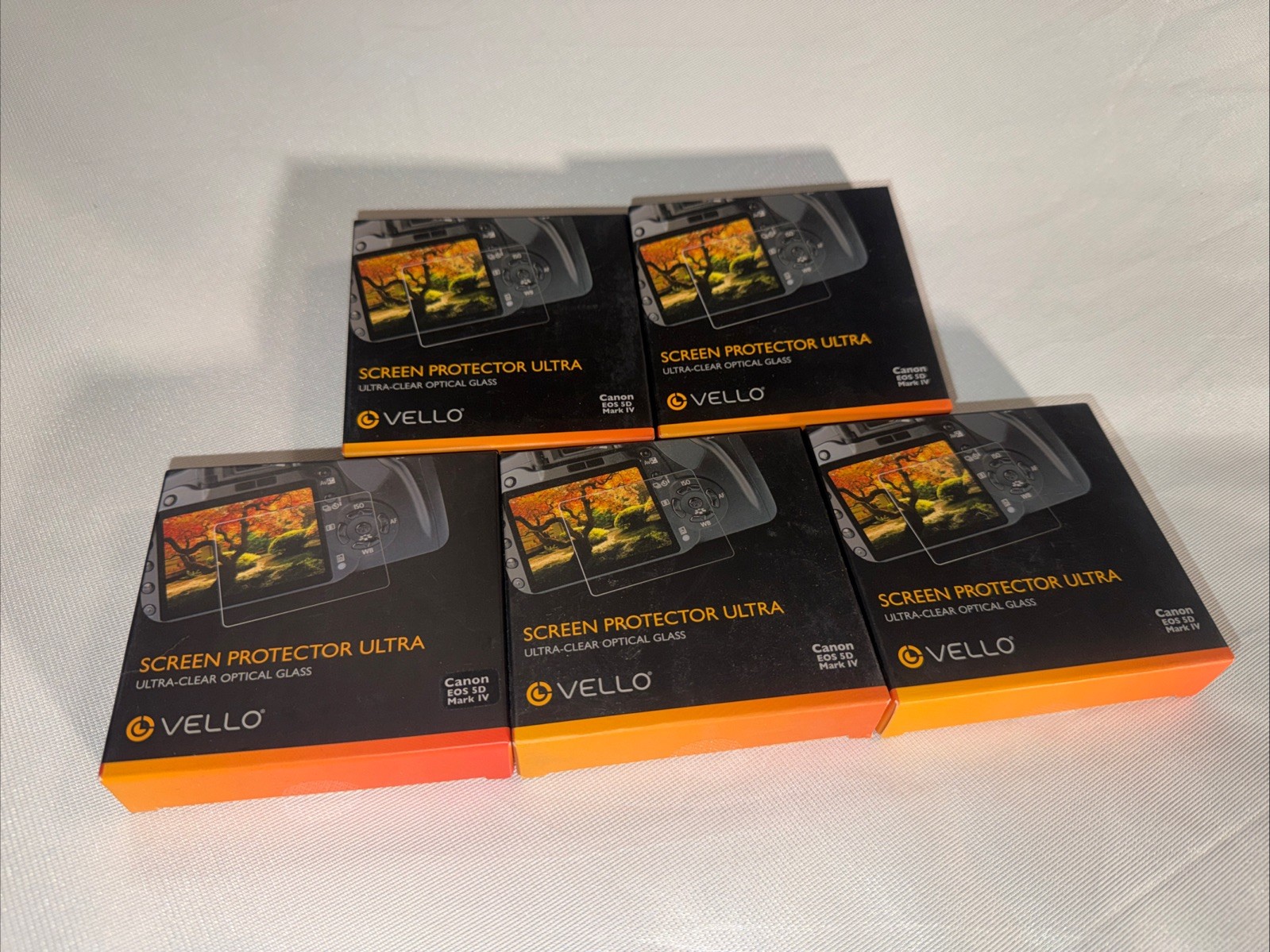 Vello Screen Protector Ultra for Canon 5D Mark IV – Lot of 5 Brand New