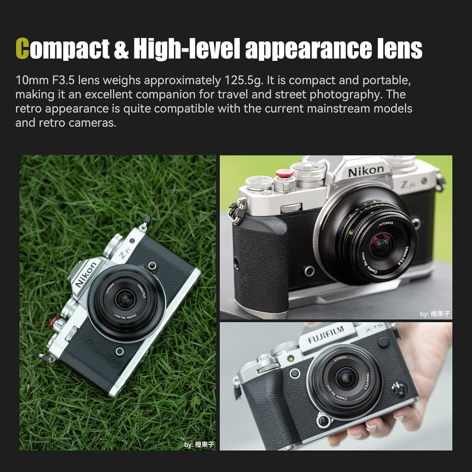 7artisans 10mm F3.5 APS-C Ultra Wide Angle Lens for Fuji-X/Sony-E/Nikon-Z Mount
