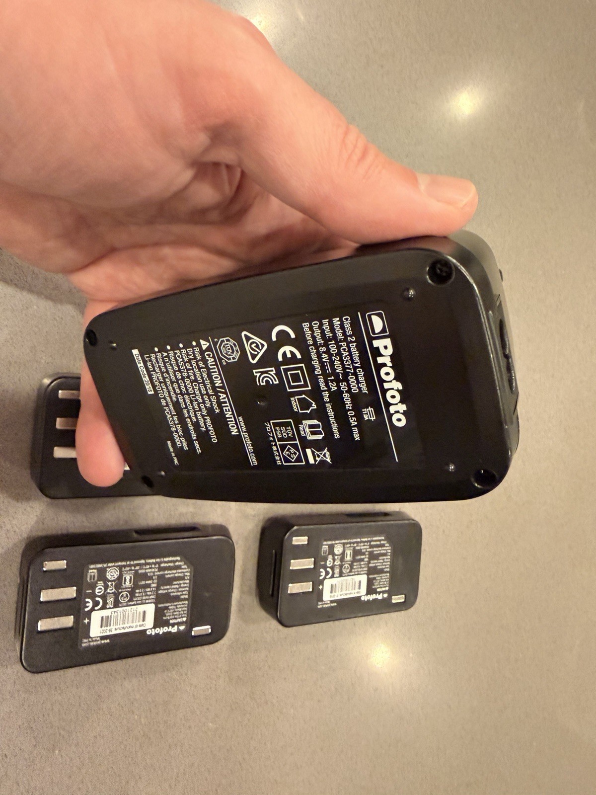 4 Profoto Li-Ion Battery for A1, A1X, And A10 (100498) + Charger
