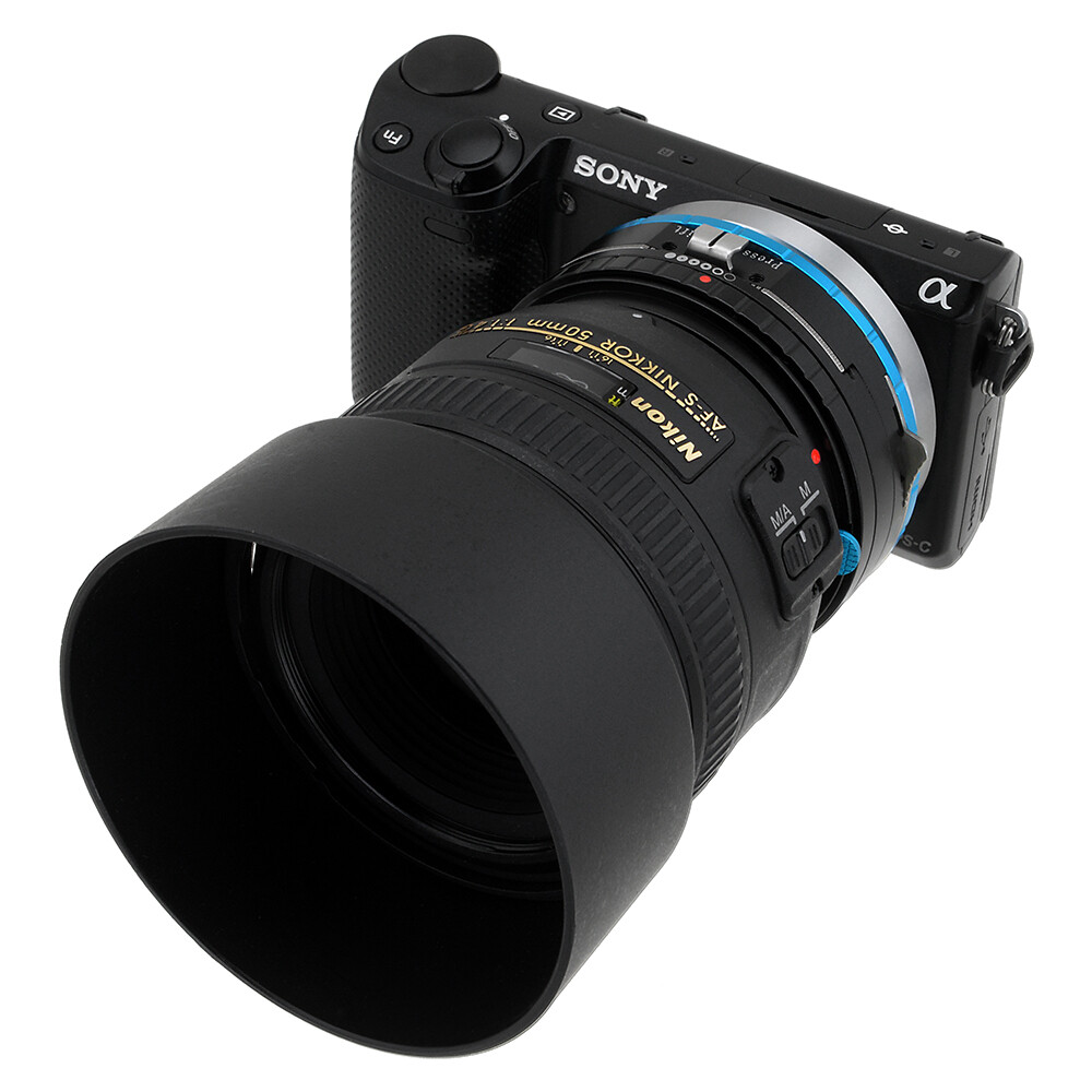 Fotodiox PRO Shift Lens Adapter Nikon G Lens to Sony E-Mount Camera