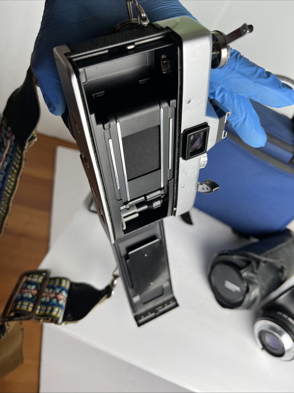 Minolta SRT 201 Camera Lot w/ Lenses, Flash, Bag Osawa Seikanon – TESTED & WORKS