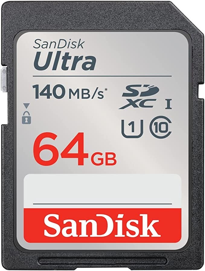Sandisk Ultra 64GB SD cards for Camera / Trail Camera / Computers (5 Pack)