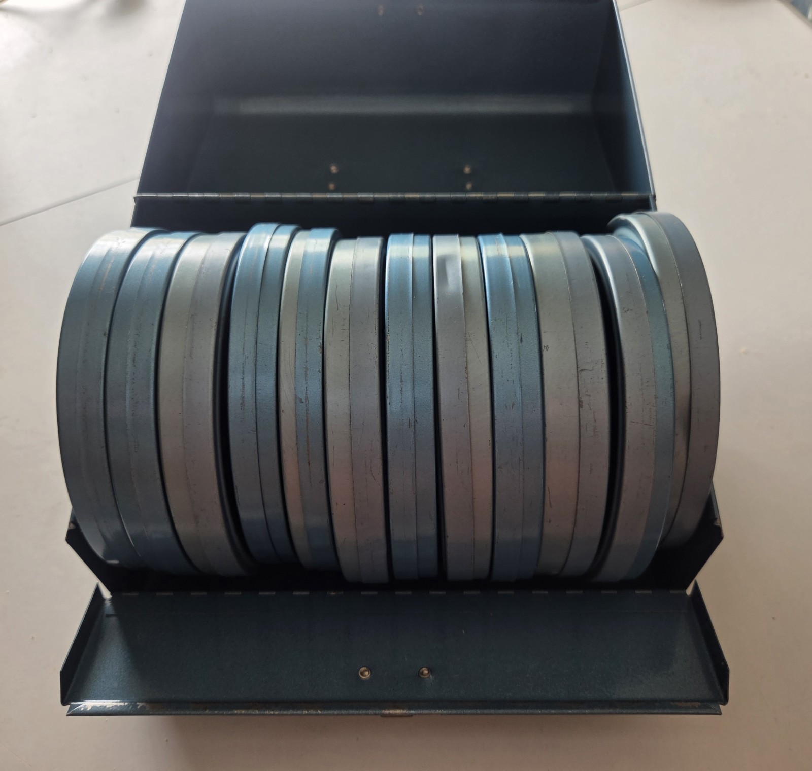 Lot 12,8MM Film Reels,Case, 11 Vintage Home Movies,1950s,1960’s One Empty Reel