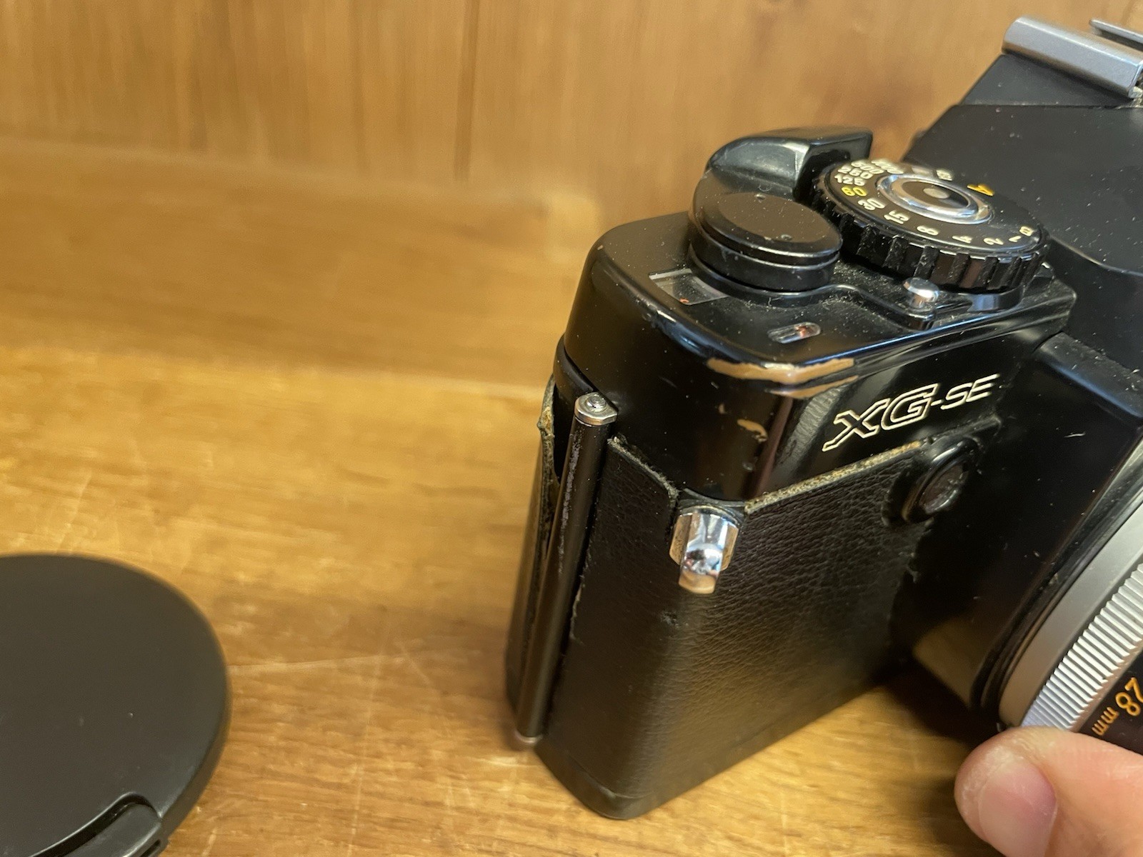 *Rare : Near Mint* Minolta XG-SE Film Camera MC W Rokkor 28mm F/3.5 From Japan