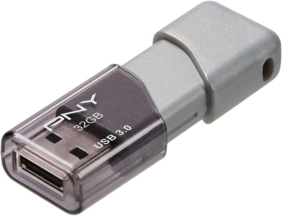 32G PNY Turbo Attache Flash Drive P-FD32TBOP-GE 3.0 USB Drive, Thumb Drive