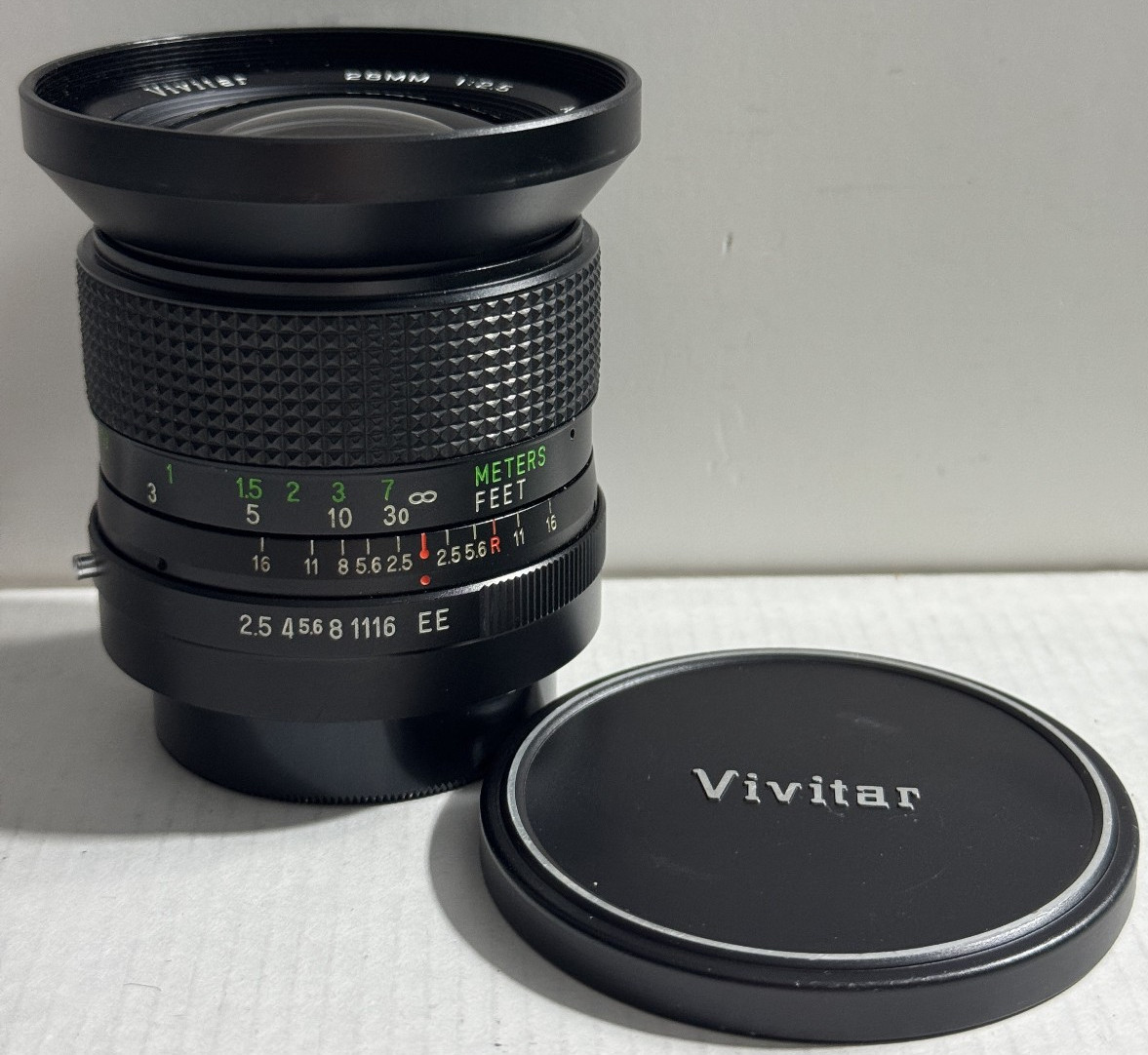 Vivitar 28mm f/2.5 Auto Wide Angle Konica AR Mount Lens