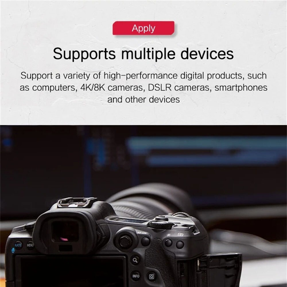 Kingston Canvas React Plus 128GB 256GB 512GB 1TB UHS-II V60 U3 SD Memory Card