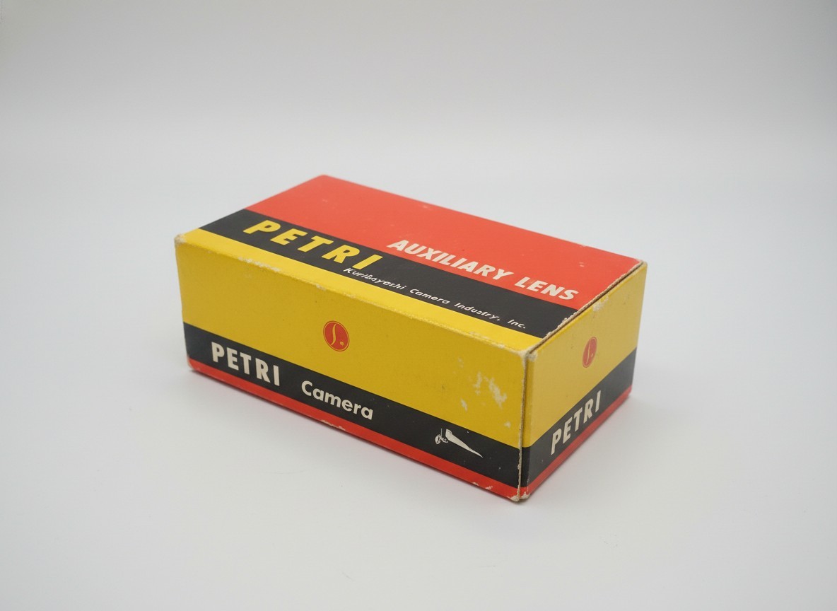 Vintage Petri Auxiliary Lens Set (Tele & Wide) with Finder, Case & Box