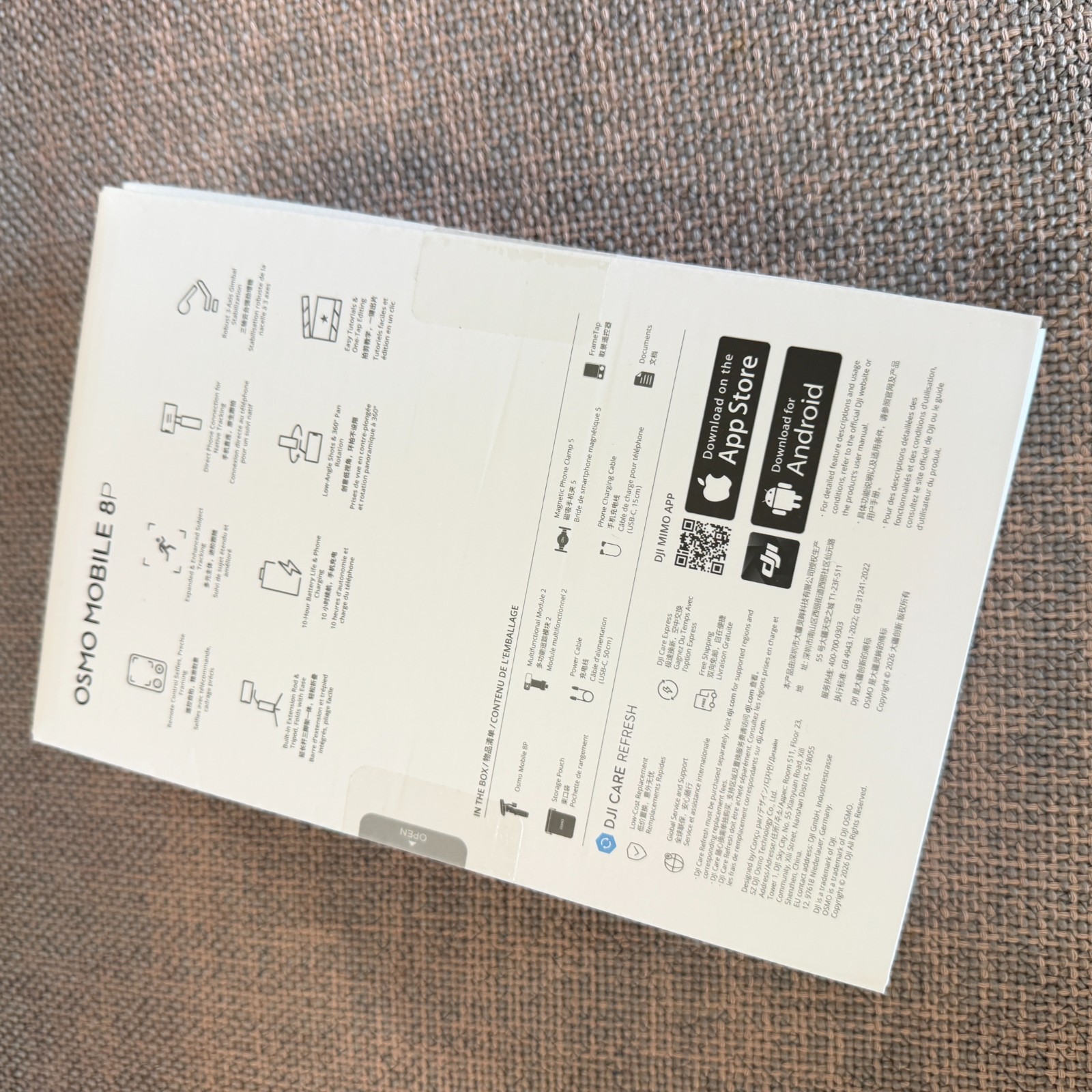 Osmo Mobile 8P /Standard /Advanced/Creator Combo Brand New NO Tariffs In USA